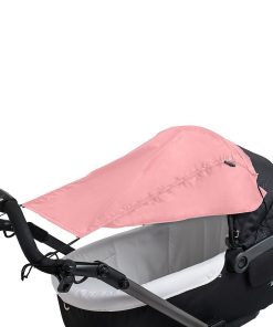 Pare-soleil avec protection latérale pour poussett - rose
