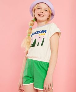 Combishort -  X Dans les dents - Vert/blanc