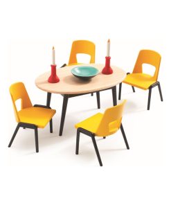 Accessoire maison de poupées : La salle à manger - N/A