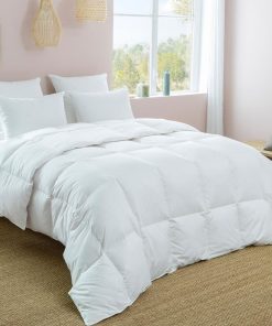 DODO - Couette Tempérée 70% duvet d'oie neuf - Blanc