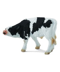 Figurine : Animaux de la ferme : Veau Friesian qui allaite - N/A
