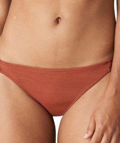 Bas de maillot ajustable Manuia - Gris taupe