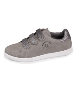 Basket femme scratch pailleté Gris - Gris