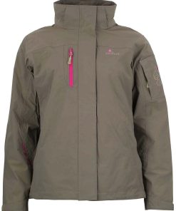 Parka de ski femme ALANI - Gris taupe