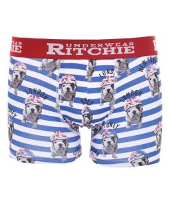 Boxer motifs ROUMATOL-J - Bleu roi