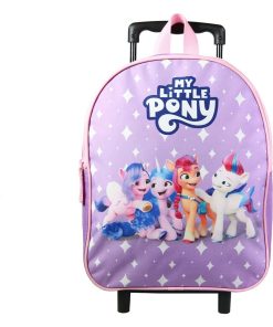 BAGTROTTER Sac à dos à roulettes 31 cm maternelle My Little Pony Violet - Violet
