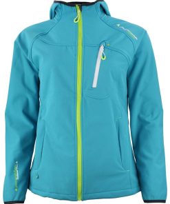 Blouson softshell femme ANSO - Bleu turquoise