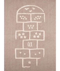 Tapis enfant 160x230 MARELLE Beige OEKO TEX idéal pour la chambre - Beige