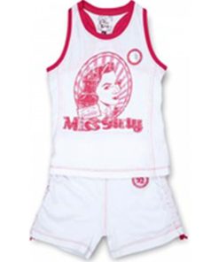 Ensemble Short et Débardeur fille FLIZEP - Rose fushia