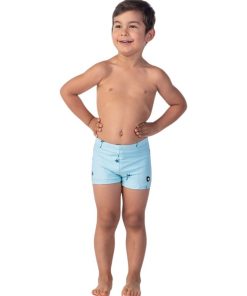 Aquawave - Short de bain TARYM - Bleu Blanc
