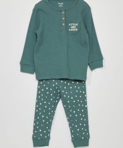 Ensemble pyjama - 2 pièces - Vert