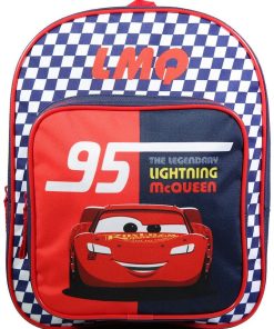 BAGTROTTER Sac à dos 31 cm avec poche maternelle Cars Rouge et bleu - Multicolore