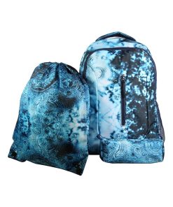 BAGTROTTER Set de sac à dos, sac gym et trousse Bagtrotter Bleu - Bleu