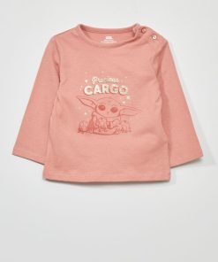 T-shirt 'Grogu' 'Star Wars' - Rose