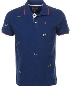Polo manches courtes garçon ECLAMAR - Bleu marine