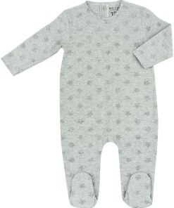 Pyjama Velours Dévoré 'étoilées''doo&bo' - Gris