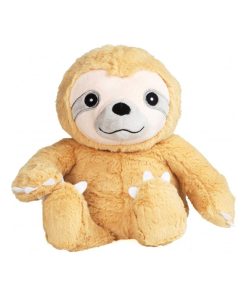 Peluche Bouillotte Paresseux - Made in France - Marron
