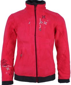 Blouson polaire fille GARIL - Rose fushia