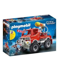9466 'playmobil' 4x4 De Pompier Avec Lance-eau 1218 - N/A