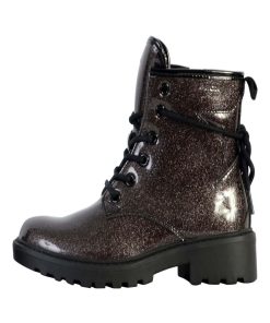 Bottine Cuir Enfant Geox Casey - Gris