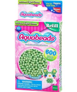 Aquabeads : Recharge de 600 perles vertes claires - N/A