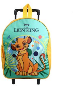 BAGTROTTER Sac à dos à roulettes 31 cm maternelle Le Roi Lion Vert - Vert