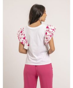 T-shirt sans manches FARLI - Rose