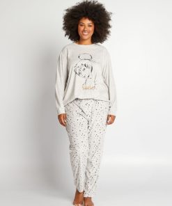 Ensemble de pyjama 'Fée Clochette' - t-shirt + pantalon - Gris