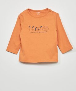 T-shirt en jersey - Orange