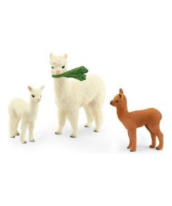 Figurines : Famille d'alpagas - N/A