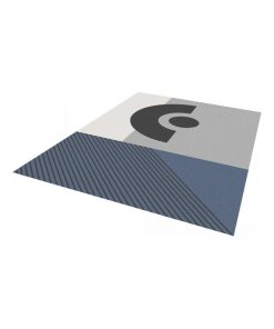 Tapis salon 200x280 ELAK Gris OEKO TEX idéal pour le grand salon - Gris
