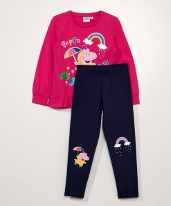 Pyjama 'Peppa Pig' - 2 pièces - fuchsia