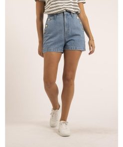 Short taille haute XOLINE - Bleu