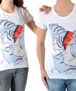 Tee Shirt Little Eleven Paris Shere Khan SS Mixte (Garçon / Fille) Blanc - Blanc