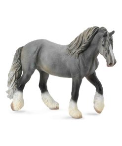 Figurine Cheval : Jument Shire Horse gris - N/A