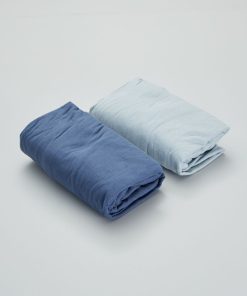 Drap housse - Lot de 2 - Bleu