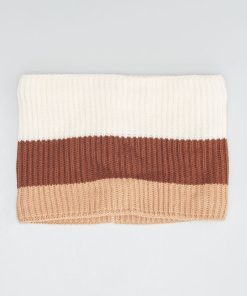 Snood en maille - Marron