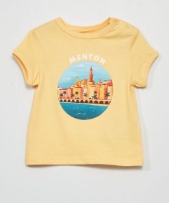 T-shirt en coton - Jaune