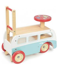 Minibus En Bois Porteur 2 En 1 - N/A