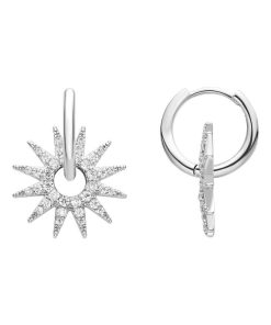 Boucles d'oreilles Alor, rhodiées - Multicolore