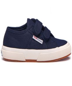Baskets Enfant Superga Cotjstrap Classic - Bleu