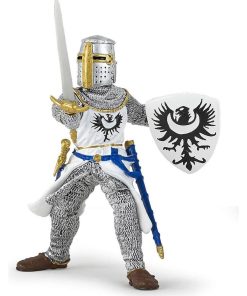 Figurine Chevalier blanc à l'épée - N/A