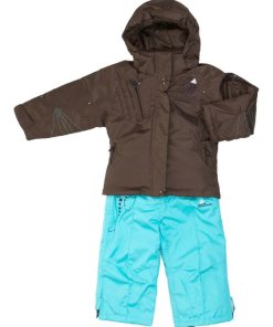Ensemble de ski fille FAZLY - Marron