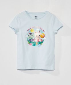 T-shirt à manches courtes 'Gabby's dollhouse' - Bleu