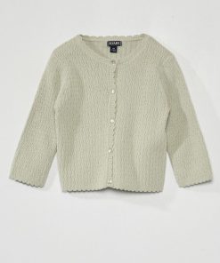 Gilet en maille fantaisie - Gris