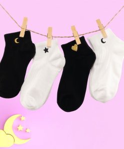 Coffret Chaussettes Étoile Et Lune (Lot x4)- Sockup- 35-42 - Multicolore