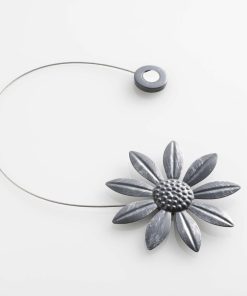 1 Embrasse aimantee Margery gris argent - Gris