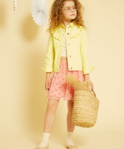 Jupe courte en tulle - Rose
