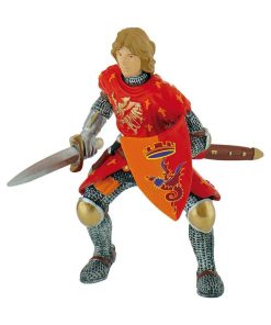 Figurine prince avec épée rouge - N/A