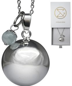 Bola de Grossesse lithothérapie - Aigue marine - Bleu clair
